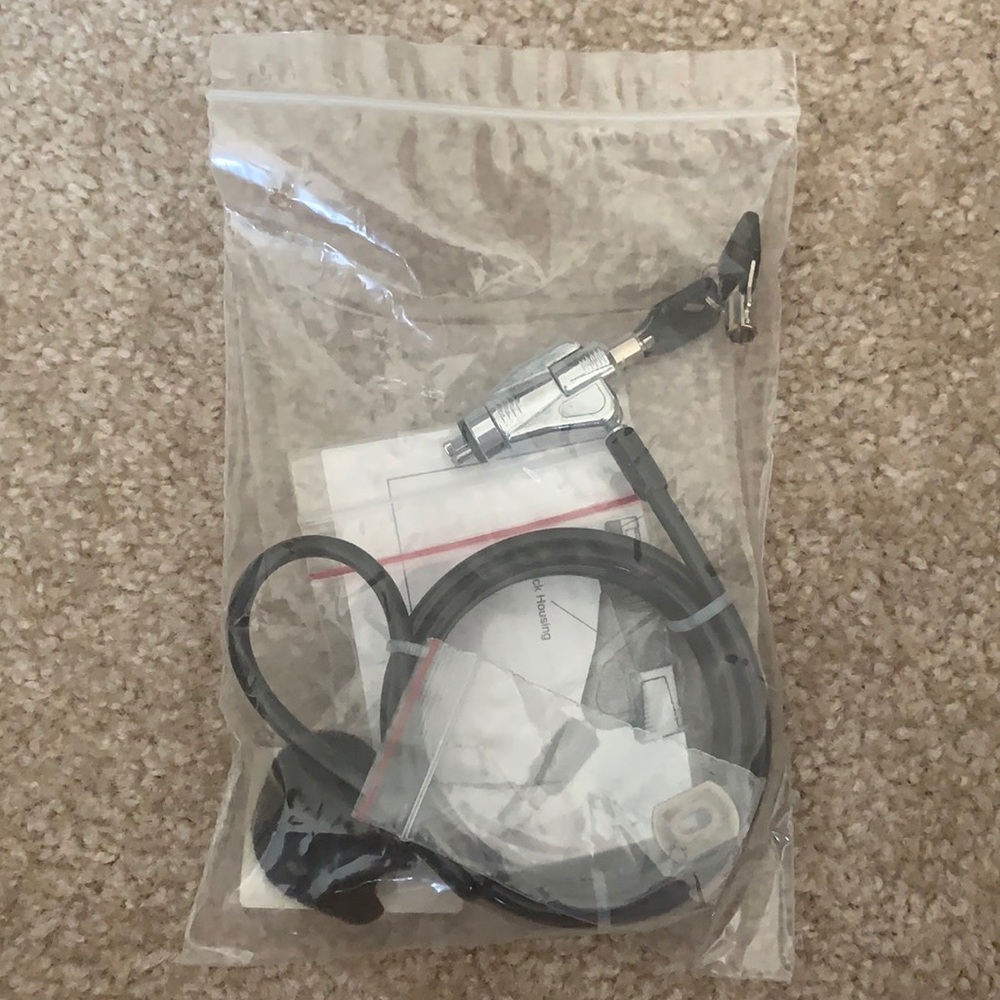 Mobile edge key cable lock